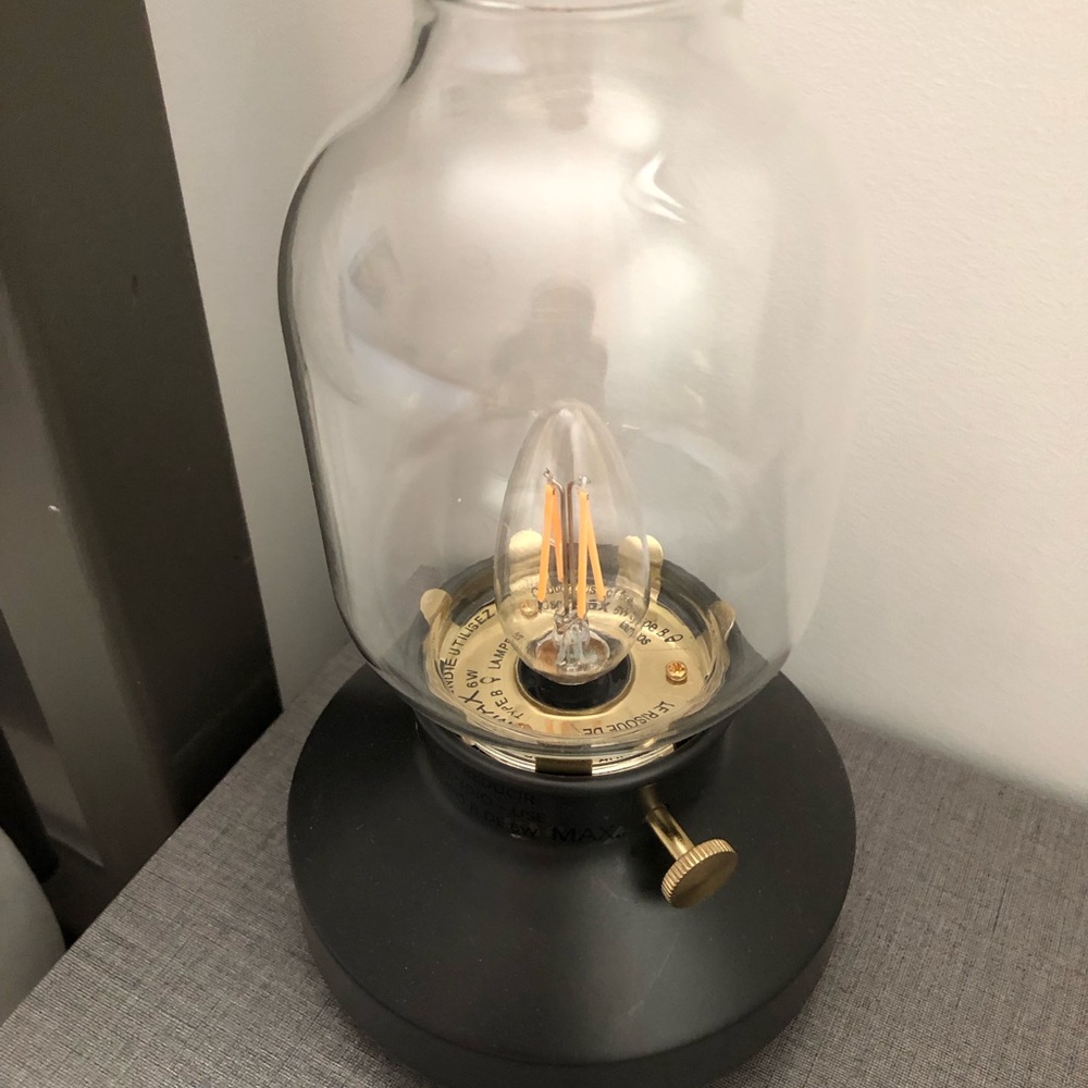 IKEA Black and Gold Lantern